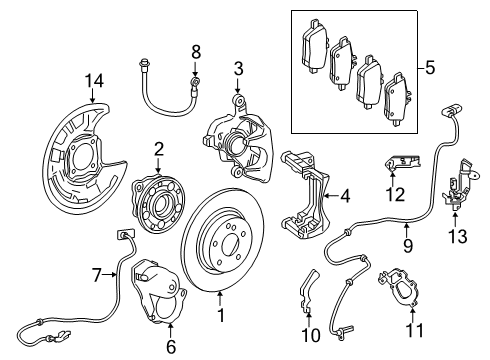 2019 Infiniti QX30 Baffle Plate Diagram for 44161-5DE0A