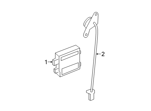 2021 Infiniti QX80 Electrical Components Diagram 1