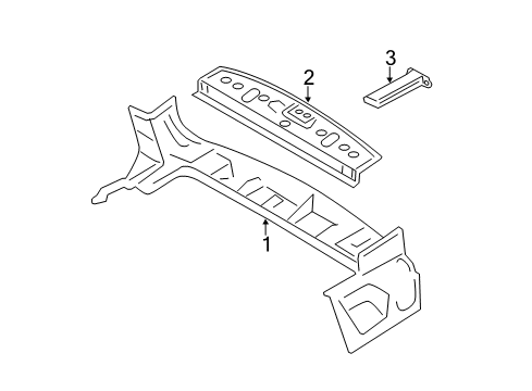 2020 Infiniti QX80 Rear Body Diagram