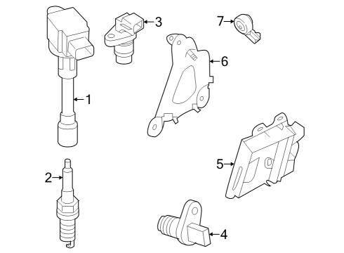 2022 Infiniti QX60 Crankshaft Position Sensor Diagram for 23731-4BB0A