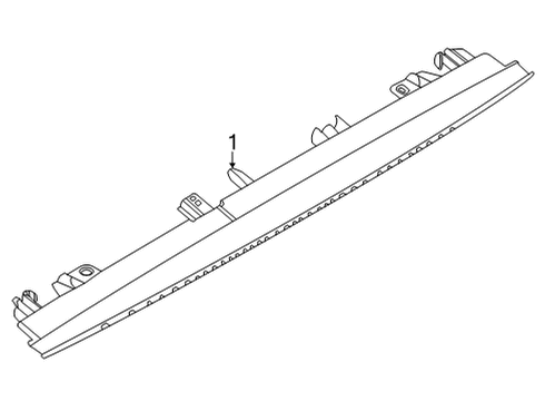 2022 Infiniti QX55 High Mount Lamps Diagram