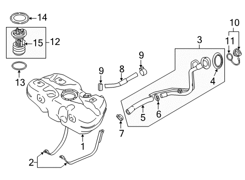 2022 Infiniti QX60 LEVER COMPLETE - ACCELERATOR, W/DRUM Diagram for 18002-9KS0A