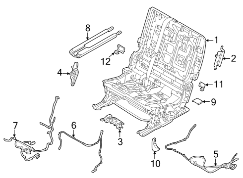 2023 Infiniti QX60 Power Seats Diagram 4