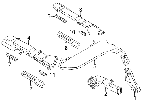 2021 Infiniti QX80 Ducts Diagram 2