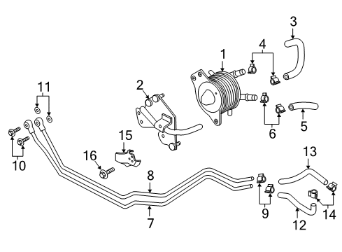 2022 Infiniti Q50 Trans Oil Cooler Diagram