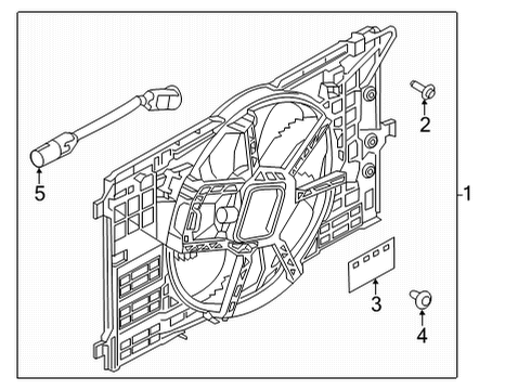 2024 Infiniti QX55 Cooling Fan Diagram