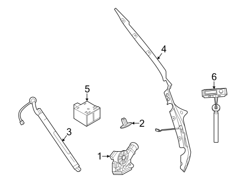 2023 Infiniti QX60 Lift Gate Diagram