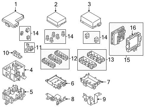 2021 Infiniti QX80 Fuse & Relay Diagram 2