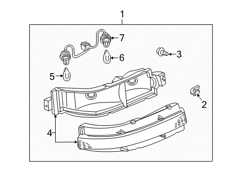 Harness Assembly Rear Combination Diagram for 26551-CD01A