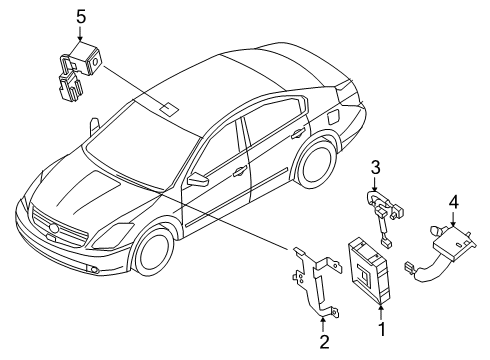 2022 Infiniti QX50 BOX-TELEMATIC Diagram for 28275-5NA1B