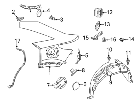 2022 Infiniti QX55 Fuel Door Diagram