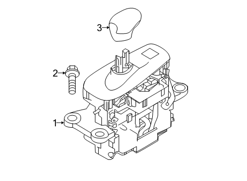 2021 Infiniti QX50 Gear Shift Control - AT Diagram