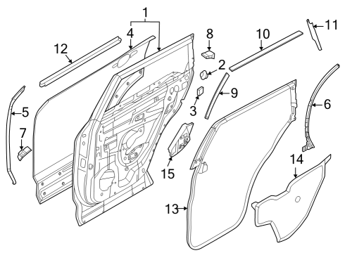 2023 Infiniti QX60 Door & Components Diagram 2