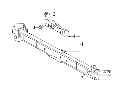 2021 Infiniti QX50 Radiator Support Diagram