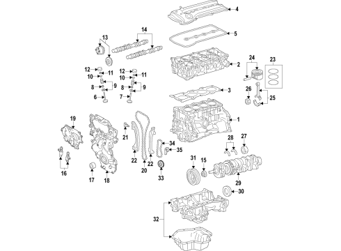 2019 Infiniti QX50 Chain Guide Diagram for 13091-5TA0B