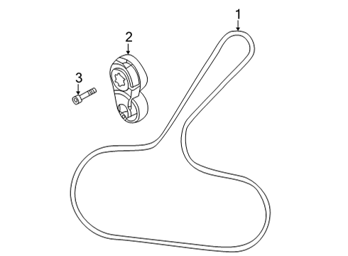 2024 Infiniti QX55 Belts & Pulleys Diagram