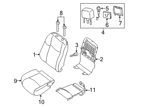 2020 Infiniti QX60 Heated Seats Diagram 3