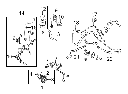 2013 Infiniti M37 Bolt Diagram for 11916-ZX20A