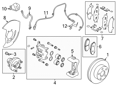 2020 Infiniti Q60 Anti-Lock Brakes Diagram 5