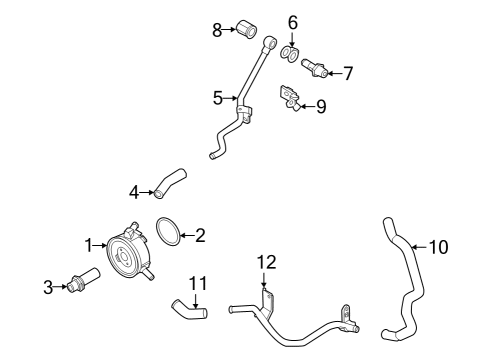 2023 Infiniti QX60 Oil Cooler Diagram