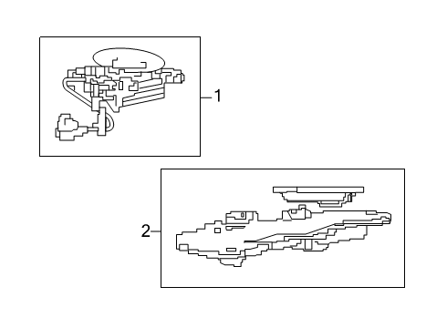 2020 Infiniti QX60 Passenger Seat Components Diagram 1