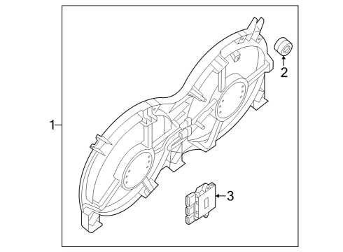 2022 Infiniti QX60 Cooling System, Radiator, Water Pump, Cooling Fan Diagram