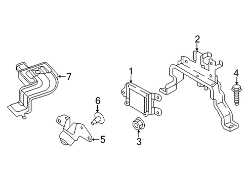 2022 Infiniti QX60 Bolt Diagram for 01125-A6081