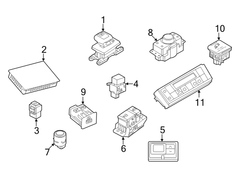 2022 Infiniti QX60 PIPE - COOLER Diagram for 92460-6SA2A