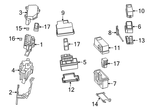 2020 Infiniti Q60 Fuse & Relay Diagram 1