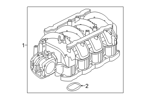 2022 Infiniti QX80 Intake Manifold Diagram