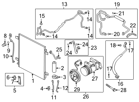 2022 Infiniti QX80 Air Conditioner Diagram 1