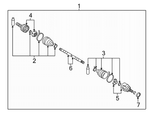 2022 Infiniti QX60 Dust Shield Diagram for 39752-5FD0B