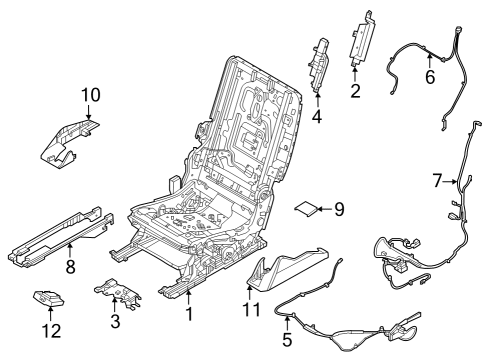 2023 Infiniti QX60 Power Seats Diagram 6