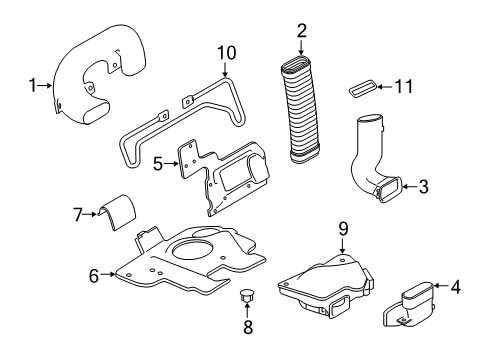 2018 Infiniti QX80 Pad-Front Seat Back Diagram for 87661-6JD0A