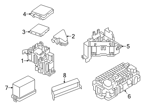 2020 Infiniti QX50 Fuse & Relay Diagram 1