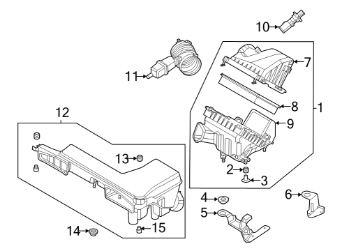 2022 Infiniti QX60 SENSOR ASSY-REVOLUTION Diagram for 31935-6SV0A