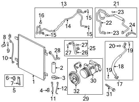 2013 Infiniti QX56 Cap-Charge Valve Diagram for 92499-2DX0A