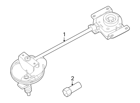 2023 Infiniti QX60 Spare Tire Carrier Diagram