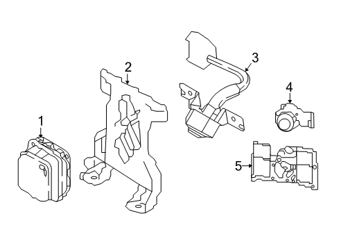 2019 Infiniti QX30 Cover Diagram for 28533-5DD3D