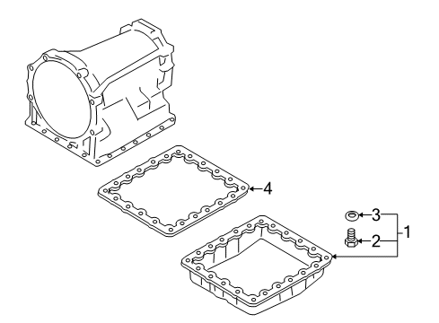 2022 Infiniti Q50 Case & Related Parts Diagram