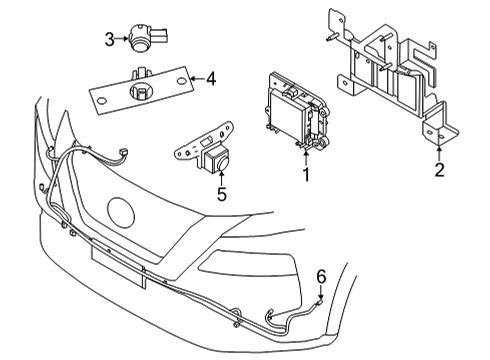 2022 Infiniti QX60 Sensor Assy-Ambient Diagram for 27722-6RF0A