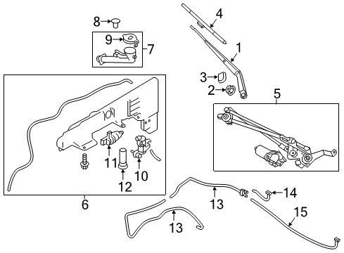 2021 Infiniti QX80 Wipers Diagram 2