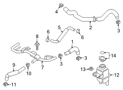 2022 Infiniti Q50 Intercooler Diagram 2