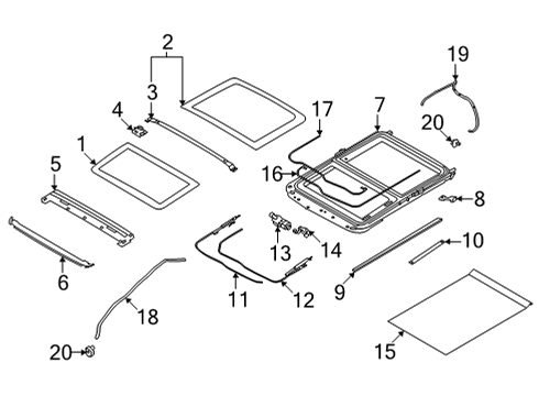 2020 Infiniti Q60 Plug Diagram for 74816-JU40D