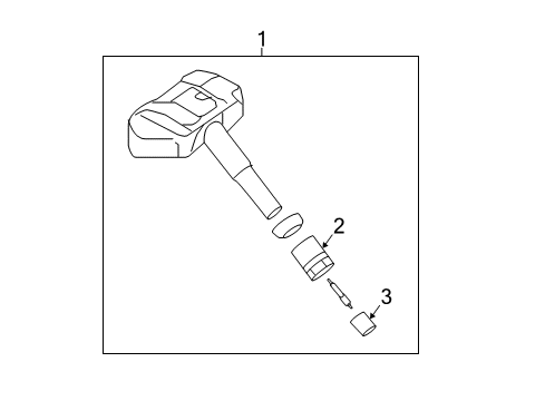 2022 Infiniti Q50 Tire Pressure Monitoring Diagram