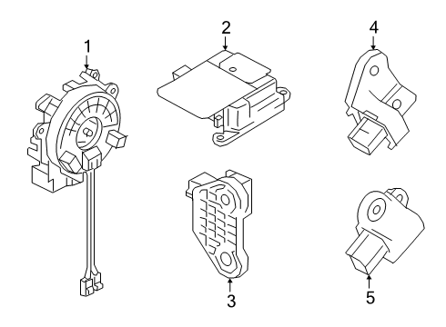 2020 Infiniti QX50 Air Bag Components Diagram 2