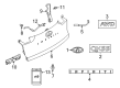 Diagram for Infiniti QX55 Emblem - 84890-5VG0A