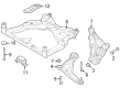 Diagram for 2023 Infiniti QX60 Front Cross-Member - 54400-6SA0C