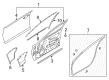 Diagram for Infiniti Q50 Door Moldings - 80821-4GA1B