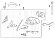 Diagram for Infiniti QX55 Car Mirror - 96301-5VG4A